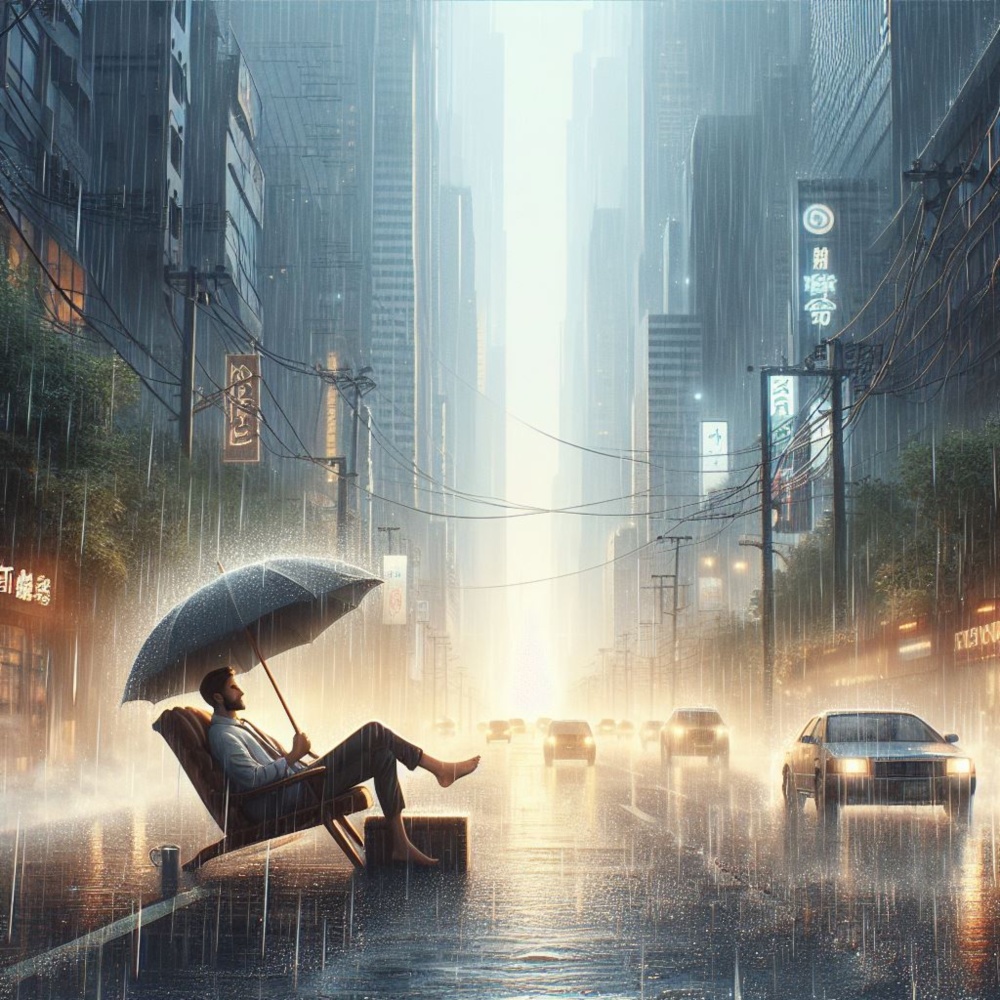 I Walked into a Heavy Thunderstorm 2
