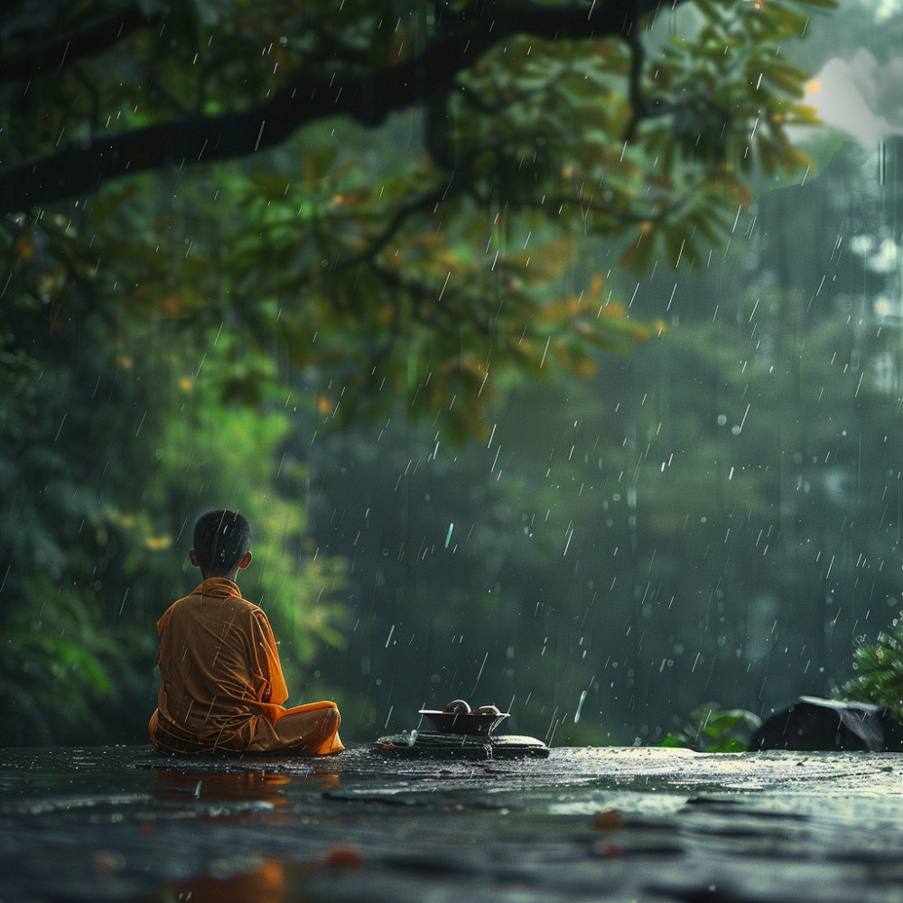 Serenidad En Los Sonidos De La Lluvia