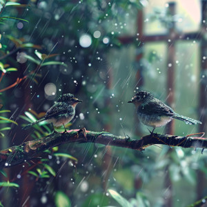 Zen Mindwaves的專輯Gentle Rain and Birds Binaural Sounds for Baby Sleep