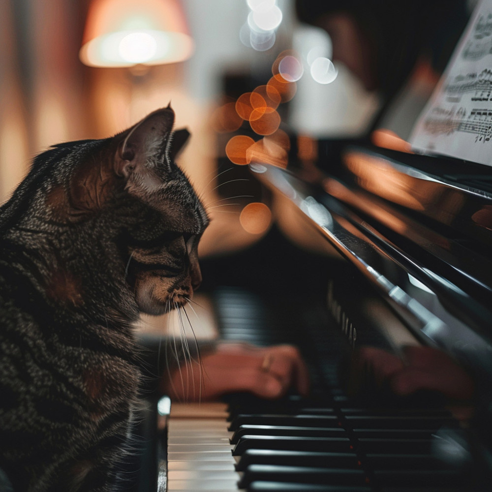 Notas De Piano De Paseo Elegante