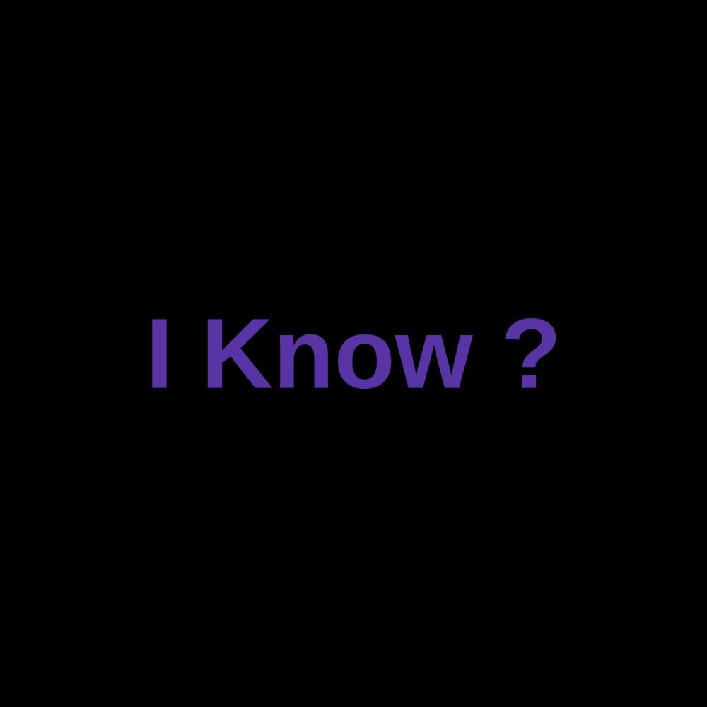 I Know ? (feat. Vez)