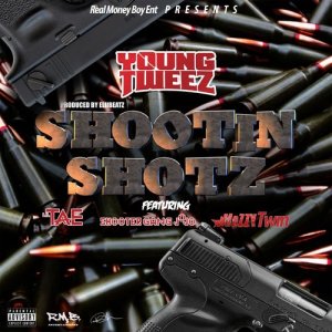 ดาวน์โหลดและฟังเพลง Shootin Shotz (Explicit) พร้อมเนื้อเพลงจาก Mozzy Twin