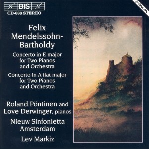 Album Mendelssohn:  Concertos for Two Pianos from Love Derwinger