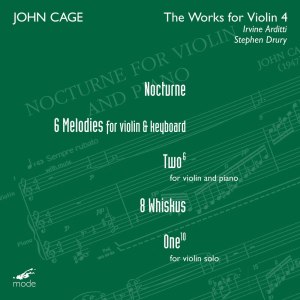 Stephen Drury的專輯Cage: The Works for Violin, Vol. 4