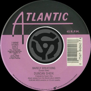 ดาวน์โหลดและฟังเพลง Barely Breathing (45 Version) พร้อมเนื้อเพลงจาก Duncan Sheik
