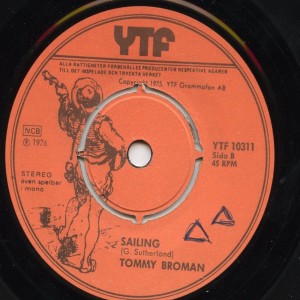 收聽Tommy Broman的Sailing歌詞歌曲