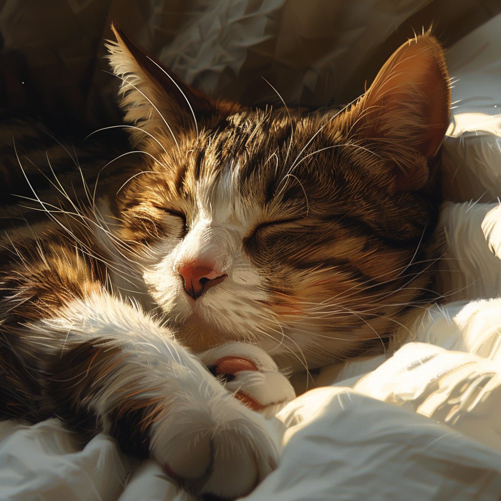 Los Gatos Tranquilos Disfrutan De Melodías De Relajación