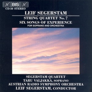 Album Segerstam: Six Songs of Experience / String Quartet from 