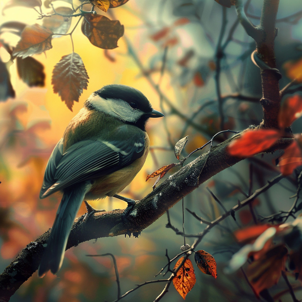 Relaxing Retreat with Birds in Harmony