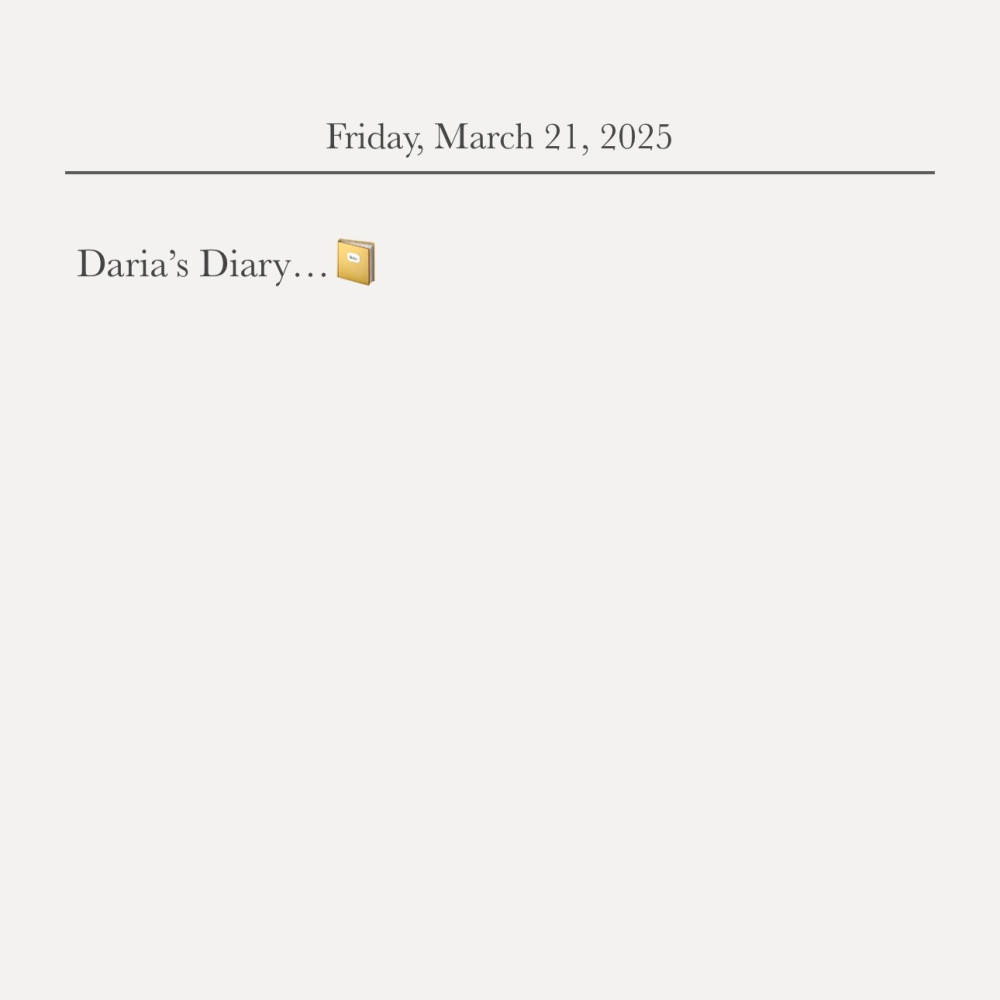 Daria's Diary (Explicit)