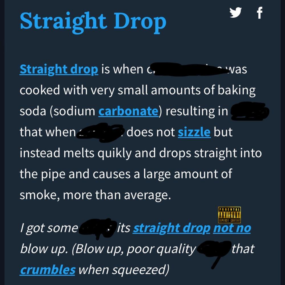 Straight Drop (Explicit)