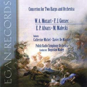 Mozart, Gossec, Alvars, Malecki: Concertos for Two Harps and Orchestra