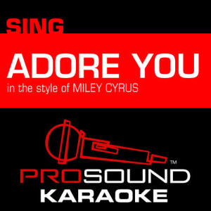收聽ProSound Karaoke Band的Adore You (Karaoke Lead Vocal Demo)歌詞歌曲