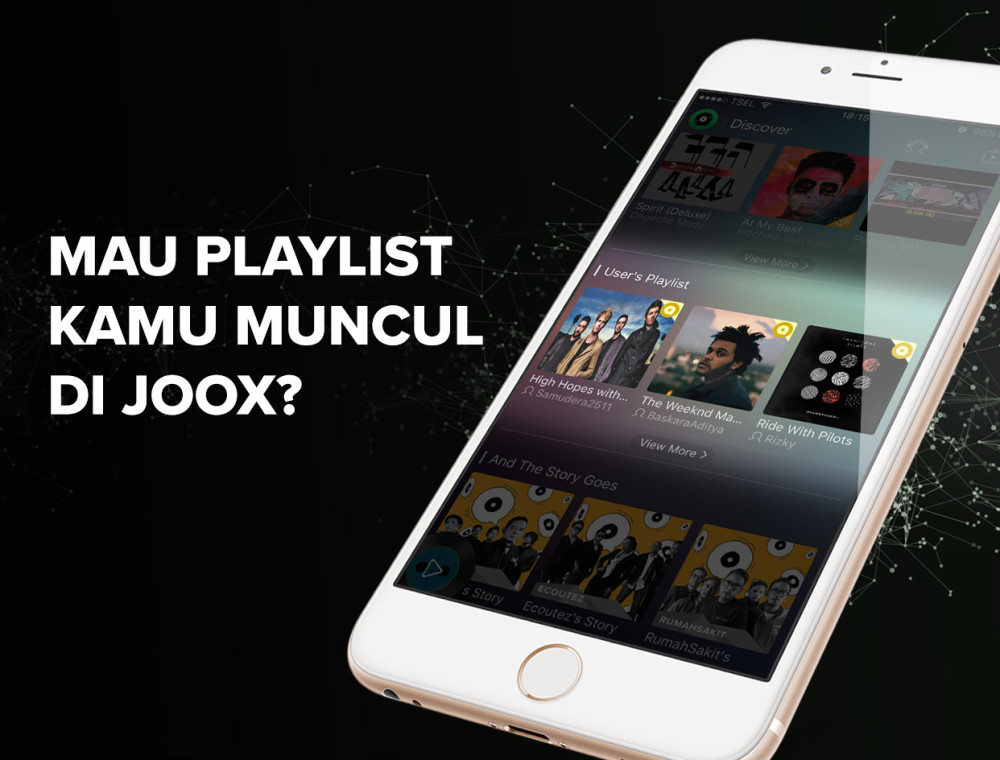 Mau Playlist Kamu Muncul di JOOX?