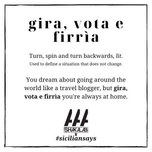 Listen to Gira, vota e firrìa (Freestyle) song with lyrics from Shakalab