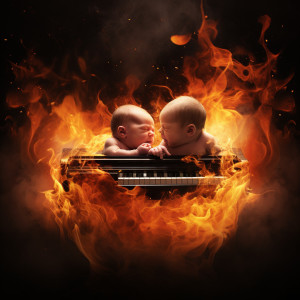 White Noise Baby Sounds的专辑Harmony in Fire Glee Babies: Music for Stress Relief