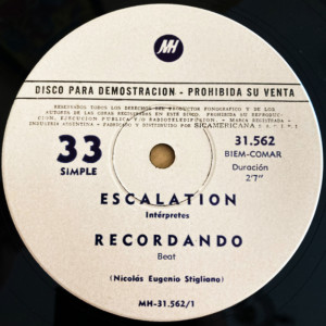 Listen to Recordando song with lyrics from Escalation