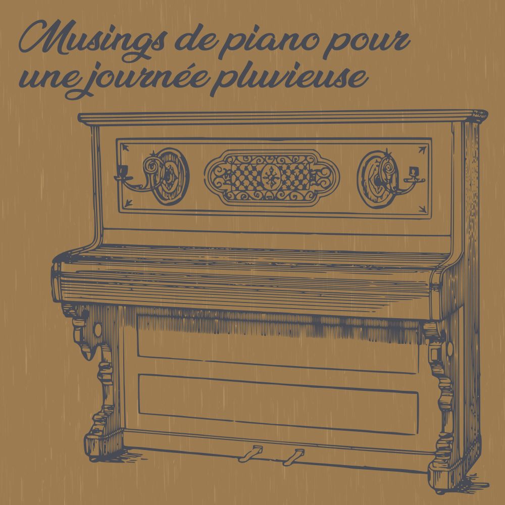 Piano atmosphérique avec pluie et tonnerre