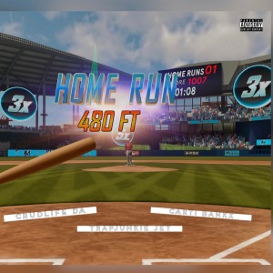 收聽CrudLife DA的HOME RUN (feat. CARTI BANKX & TRAPJUNKIE JET) (Explicit)歌詞歌曲
