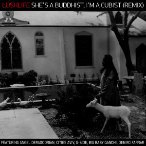 ดาวน์โหลดและฟังเพลง She's A Buddhist, I'm A Cubist (Remix) (feat. Angel Deradoorian, Cities Aviv, G-Side, Big Baby Gandhi, Deniro Ferrar, and Serengeti) พร้อมเนื้อเพลงจาก Lushlife