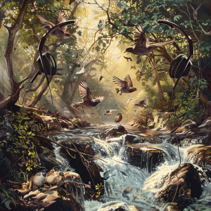 Brainwave Samples的專輯Birds in Binaural Harmony: Creek and Nature’s Overture - 92 88 Hz