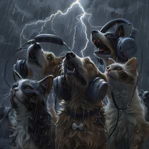 Forest Rain FX的專輯Pets in the Thunder: Calming Music Sounds