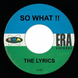 The Lyrics的专辑So What!!