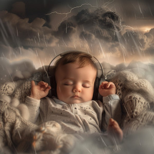 Teddy Bear Baby Lullaby的專輯Baby Sleep Thunder: Soothing Night Sounds