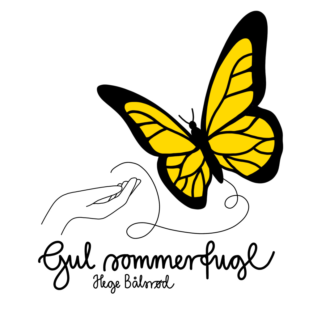 Gul sommerfugl