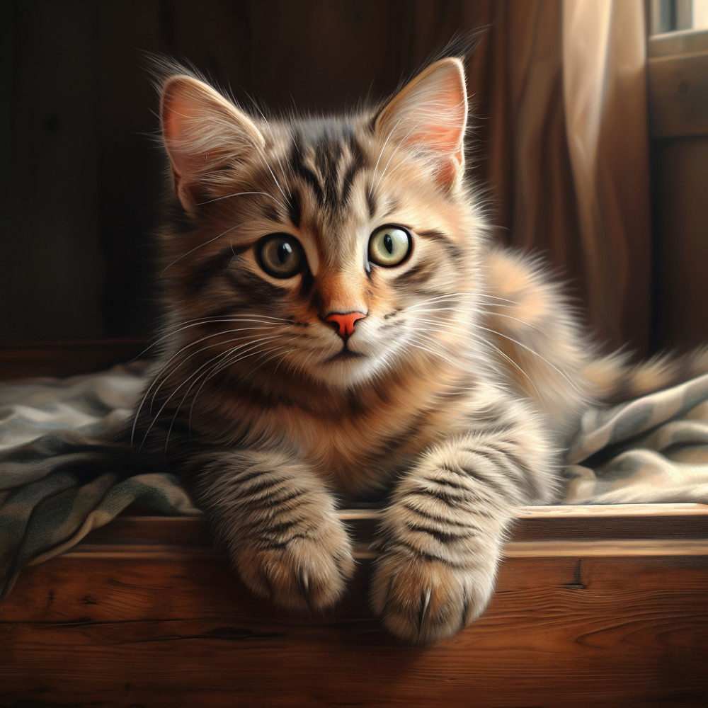 Feline's Dreamy Haven in Soothing Waters