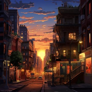 Album Sunset on a City from Sweetboikyle