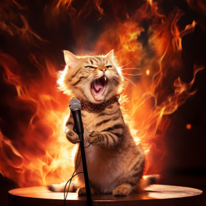 Cats Fire: Purring Flame Rhapsody