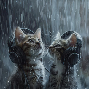 Natural Rain Sounds for Sleeping的專輯Cats in the Rain: Serene Music