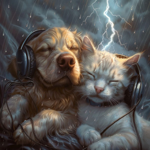 Pets Thunder Sounds: Quiet Calm