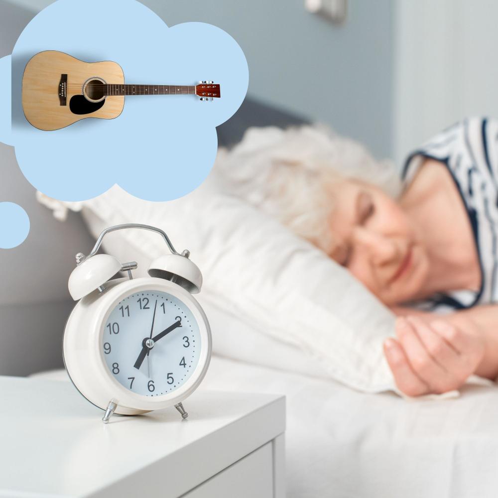 Sleeping Acoustic Guitar Water