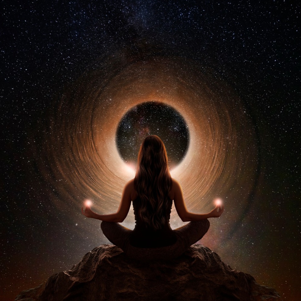 Zen Meditation Under Quiet Stars