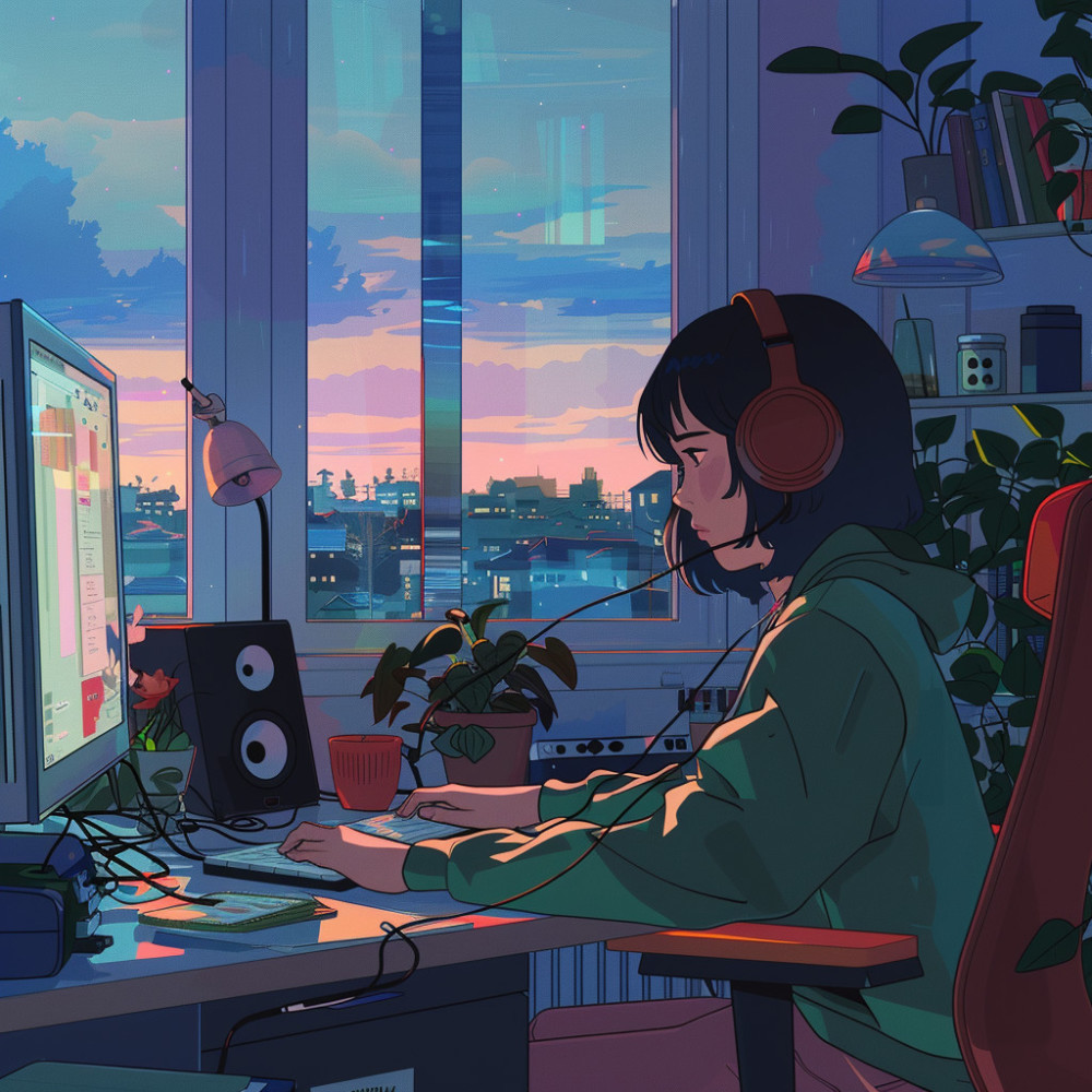 Tranquil Lofi Work Rhythms