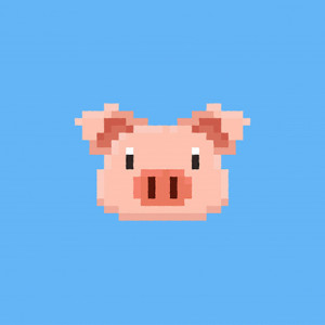 Dengarkan lagu Pixel Pig nyanyian Di Young dengan lirik