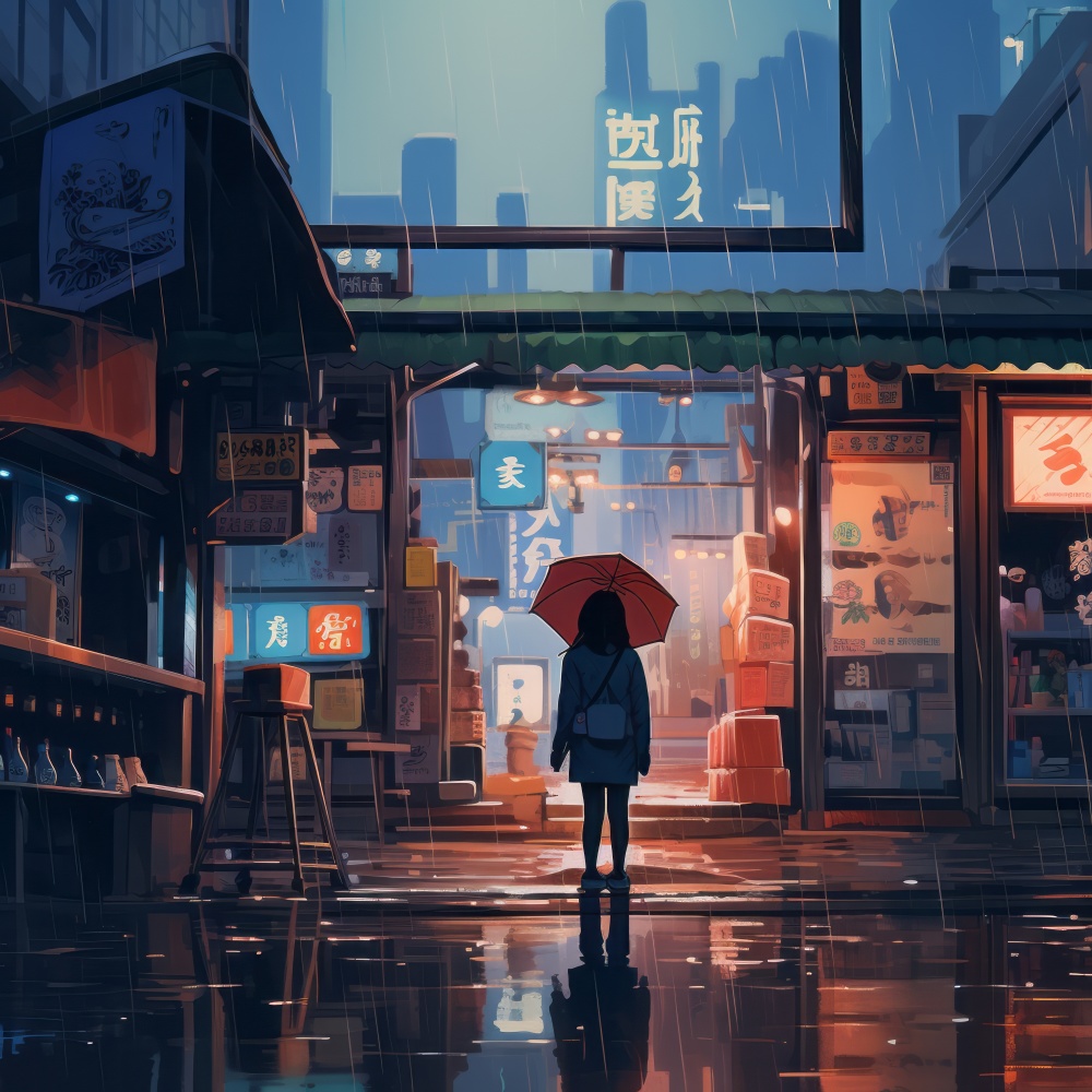 Clouds Weep Over the City