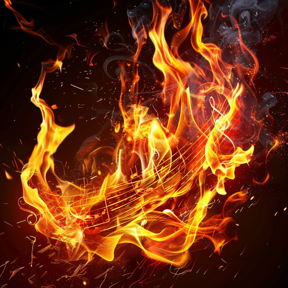 Flame's Echo in the Chords of Fusion