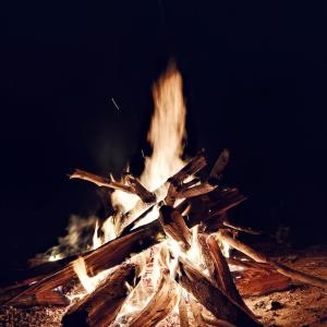Quiet Fire Sound to Help You Ease Off to Sleep