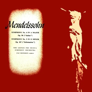 Album Mendelssohn: Symphony Nos. 4 & 5 from Leipzig Radio Symphony Orchestra