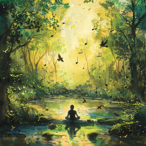 อัลบัม Binaural Meditation: Creek and Birds in Nature - 80 88 Hz ศิลปิน Fresh Water Sounds for Inner Peace