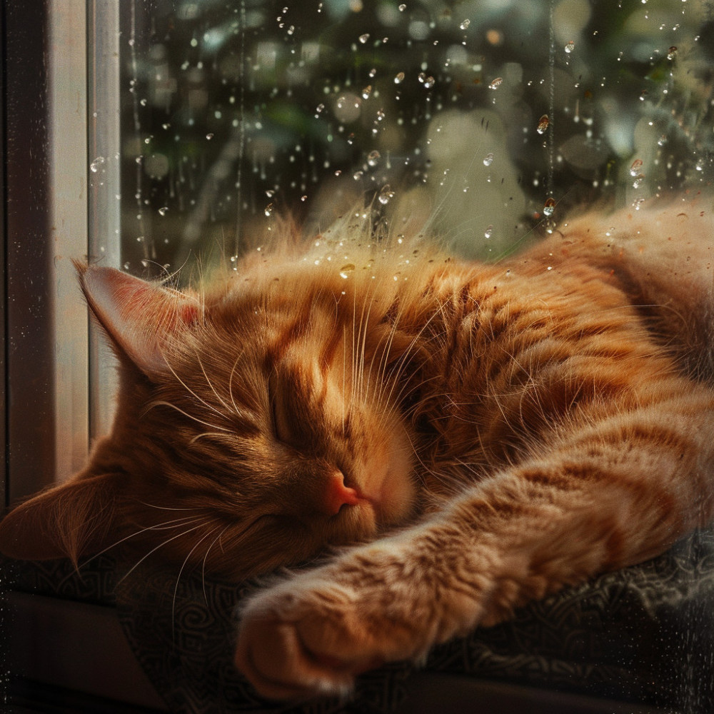 Trueno Calmo Para La Relajación Felina