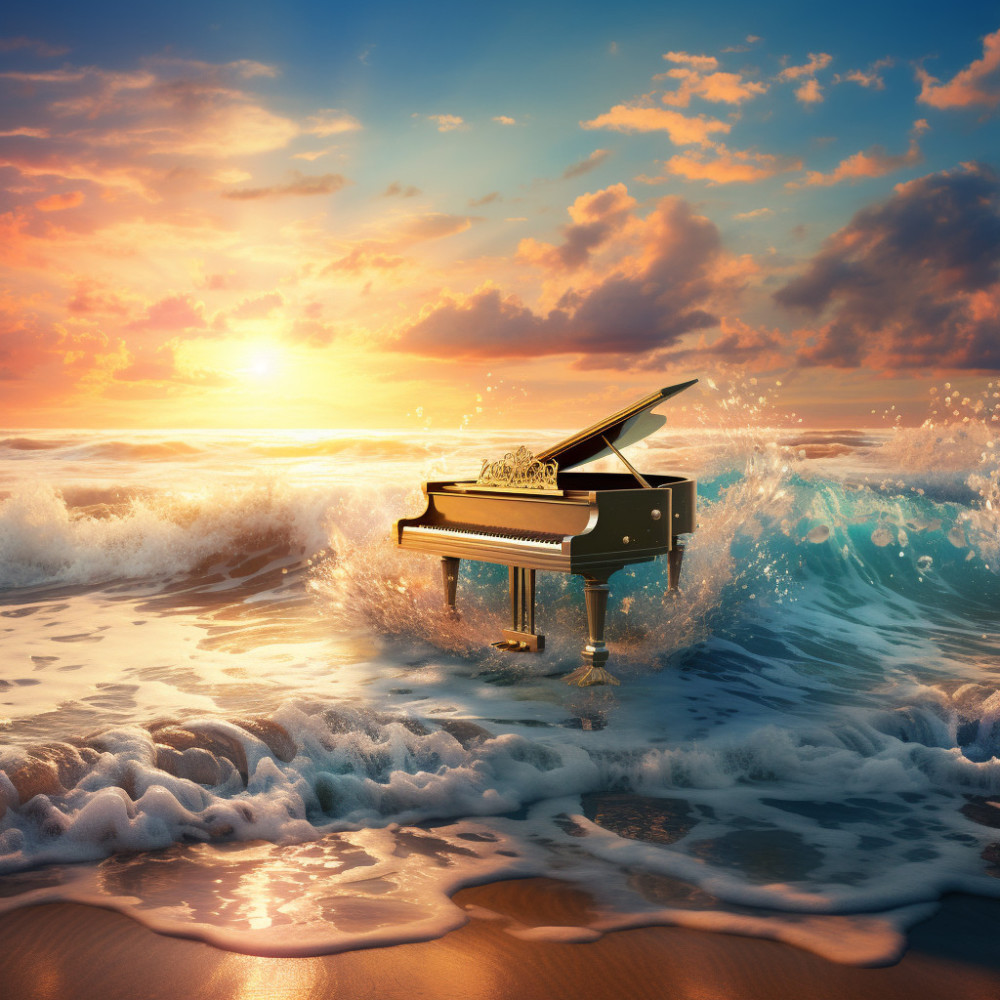 Vibrant Rhythms Piano Crest