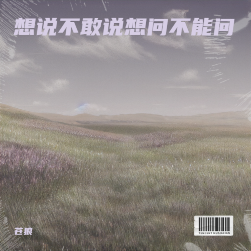 想说不敢说想问不能问 (伴奏)