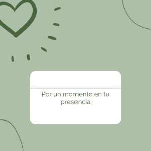 Listen to Por Un Momento En Tu Presencia song with lyrics from Alejandro Del Bosque