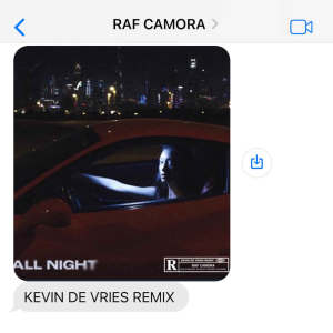 RAF Camora的專輯All Night (Kevin de Vries Remix)