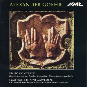 Album Alexander Goehr: Piano Concerto, Op. 33 & Symphony in 1 Movement, Op. 29 from Oliver Knussen