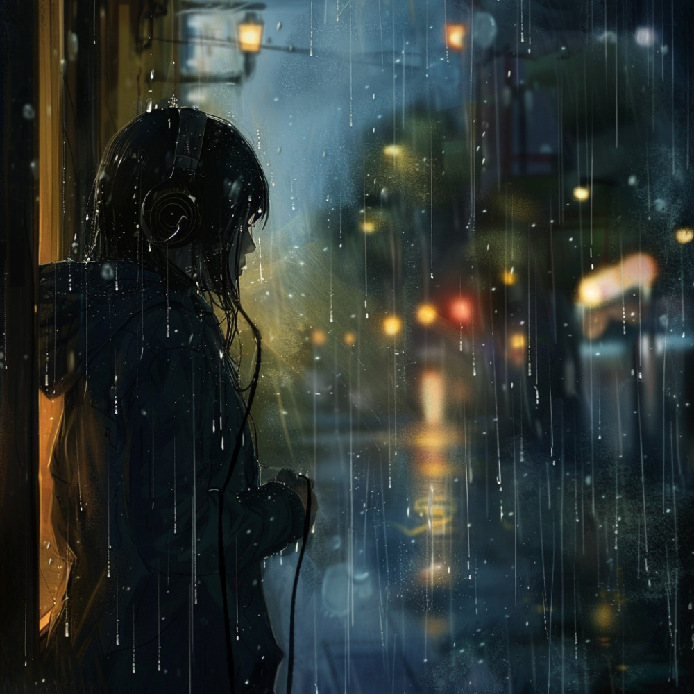 Downpour's Steady Rhythm